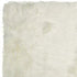 2' X 3' Black Faux Sheepskin Animal Print Washable Area Rug